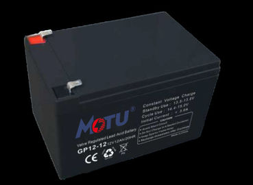 Moins de soi-même décharge de la couleur profonde de noir de batterie de cycle d'AGM pour UPS/solaire/éclairage
