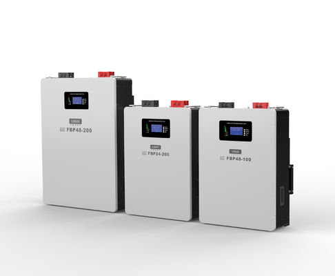 Monture murale 25,6V 48V 100 - 300AH batterie au lithium en fer